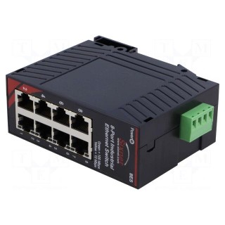 Switch Ethernet | Number of ports: 8 | 10÷30VDC | RJ45 | IP30