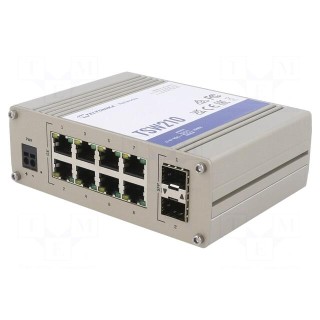 Switch Ethernet | unmanaged | Number of ports: 10 | 7÷57VDC | IP20
