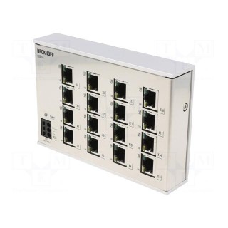 Industrial module: switch Ethernet | unmanaged | 24VDC | RJ45 | IP20