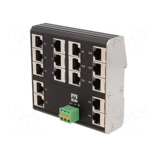 Switch Ethernet | unmanaged | Number of ports: 16 | 9÷36VDC | RJ45