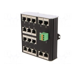 Switch Ethernet | unmanaged | Number of ports: 16 | 9÷36VDC | RJ45