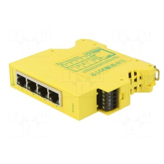 Switch Ethernet | unmanaged | Number of ports: 4 | 5÷30VDC | RJ45
