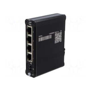 Switch Ethernet | unmanaged | Number of ports: 4 | 7÷57VDC | RJ45