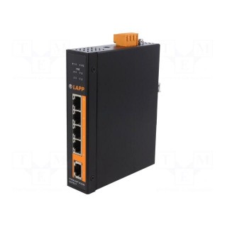 Switch Ethernet | unmanaged | Number of ports: 5 | 12÷36VDC | RJ45