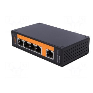 Switch Ethernet | unmanaged | Number of ports: 5 | 12÷48VDC | RJ45