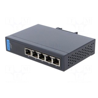 Industrial module: switch Ethernet | unmanaged | 12÷48VDC | RJ45