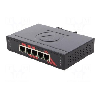 Switch Ethernet | unmanaged | Number of ports: 5 | 12÷48VDC | RJ45 | 5W