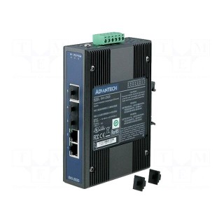 Industrial module: switch Ethernet | unmanaged | 12÷48VDC | RJ45