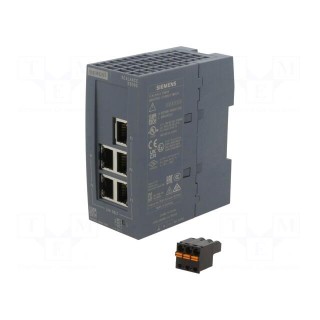 Switch Ethernet | unmanaged | Number of ports: 5 | 24VDC | RJ45 | IP20