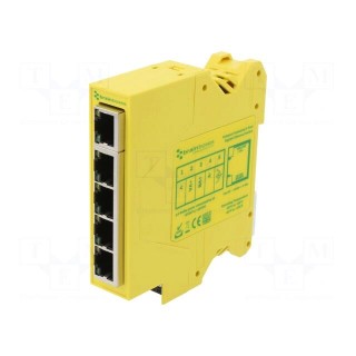 Switch Ethernet | unmanaged | Number of ports: 5 | 5÷30VDC | RJ45