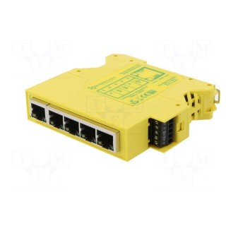 Switch Ethernet | unmanaged | Number of ports: 5 | 5÷30VDC | RJ45