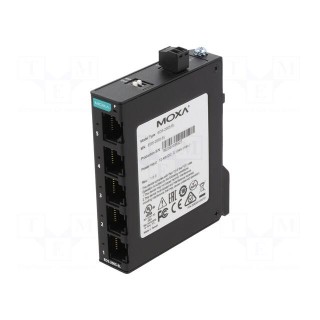 Switch Ethernet | unmanaged | Number of ports: 5 | 9.6÷60VDC | RJ45