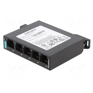 Switch Ethernet | unmanaged | Number of ports: 5 | 9.6÷60VDC | RJ45