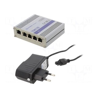 Switch Ethernet | unmanaged | Number of ports: 5 | 9÷30VDC | RJ45