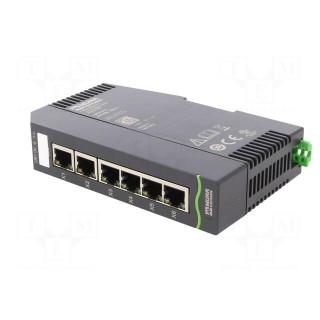 Switch Ethernet | unmanaged | Number of ports: 6 | 9.5÷31.5VDC | RJ45