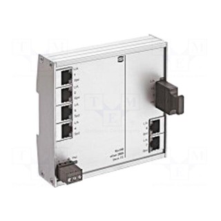 Industrial module: switch Ethernet | unmanaged | 9÷60VDC | RJ45,SC