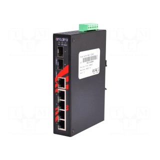 Switch Ethernet | unmanaged | Number of ports: 7 | 12÷48VDC | RJ45