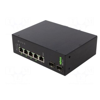 Switch Ethernet | unmanaged | Number of ports: 7 | 24÷57VDC | 14W