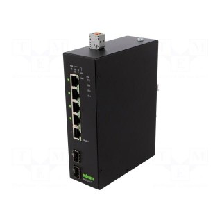 Switch Ethernet | unmanaged | Number of ports: 7 | 24÷57VDC | 14W