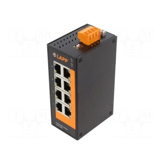 Industrial module: switch Ethernet | unmanaged | 18÷30VDC | RJ45