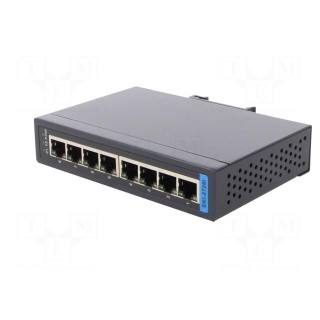 Switch Ethernet | unmanaged | Number of ports: 8 | 12÷48VDC | RJ45