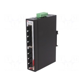 Industrial module: switch Ethernet | unmanaged | 12÷48VDC | RJ45