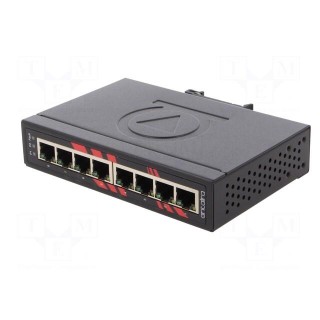 Industrial module: switch Ethernet | unmanaged | 12÷48VDC | RJ45 | 5W