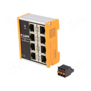 Switch Ethernet | unmanaged | Number of ports: 8 | 18÷30VDC | RJ45