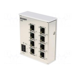 Industrial module: switch Ethernet | unmanaged | 24VDC | RJ45 | IP20