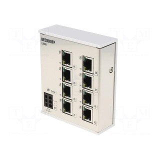 Switch Ethernet | unmanaged | Number of ports: 8 | 24VDC | RJ45 | IP20