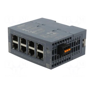 Switch Ethernet | unmanaged | Number of ports: 8 | 24VDC | RJ45 | IP20