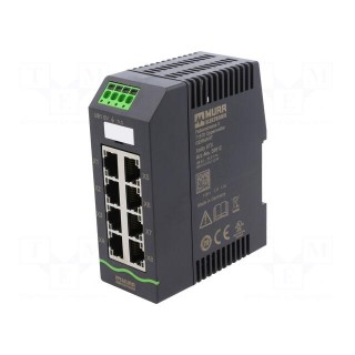 Switch Ethernet | unmanaged | Number of ports: 8 | 9.5÷31.5VDC | RJ45