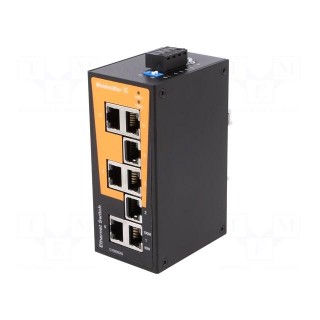 Switch Ethernet | unmanaged | Number of ports: 8 | 9.6÷60VDC | RJ45