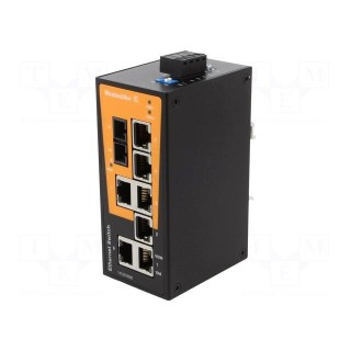 Industrial module: switch Ethernet | unmanaged | 9.6÷60VDC | IP30
