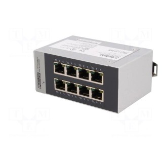 Industrial module: switch Ethernet | unmanaged | 9÷32VDC | RJ45