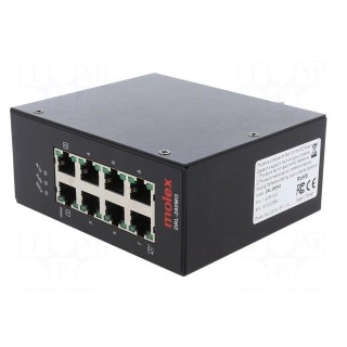 Switch Ethernet | unmanaged | Number of ports: 8 | 9÷57VDC | RJ45