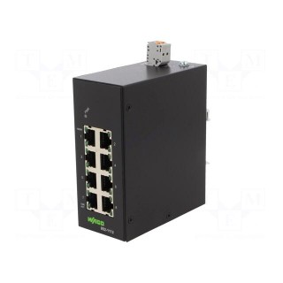 Switch Ethernet | unmanaged | Number of ports: 8 | 9÷57VDC | RJ45 | 6W