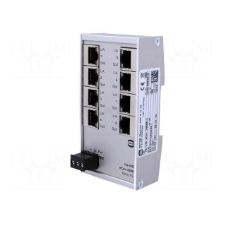 Switch Ethernet | unmanaged | Number of ports: 8 | 9÷60VDC | RJ45
