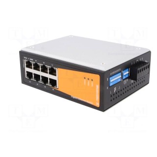Switch Ethernet | unmanaged | Number of ports: 8 | Usup: 9.6÷60VDC