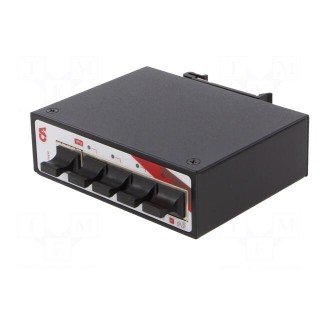 Industrial module: switch PoE Ethernet | unmanaged | 48÷55VDC