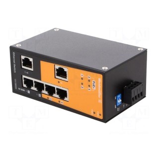Industrial module: switch PoE Ethernet | unmanaged | 12÷57VDC