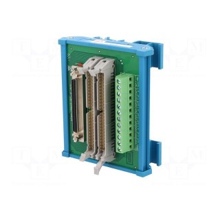 Terminal block | for DIN rail mounting | FLAT-50,SCSI-II 68pin