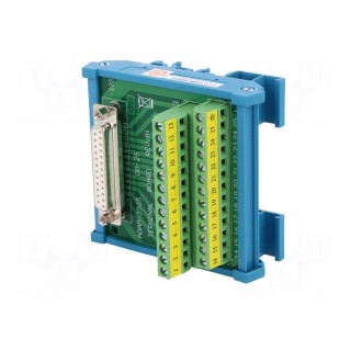 Industrial module: terminal block | Mounting: DIN | 77.5x56.3x51mm