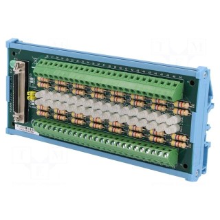 Terminal block | for DIN rail mounting | SCSI-II 50pin | PCI-1752U