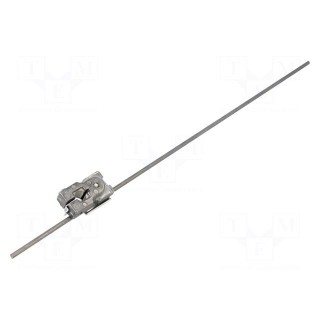 Driving head | steel adjustable rod, length 139,7mm