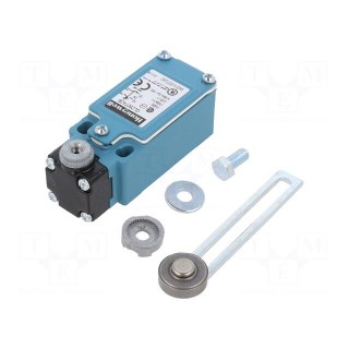 Limit switch | adjustable lever R 34-79mm, metal roller Ø19mm