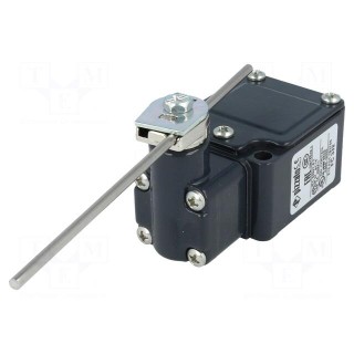 Limit switch | adjustable plunger, length R 19-116mm | NO + NC