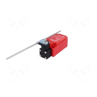 Limit switch | adjustable plunger, length R 92-136mm | NO + NC