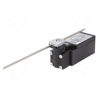 Limit switch | adjustable plunger, max length 170mm | NO + NC