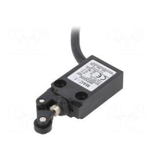 Limit switch | angled lever with roller | NO + NC | 5A | max.240VAC